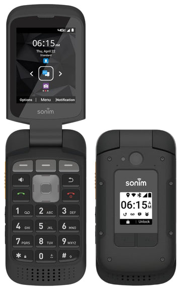 Sonim XP3 Plus XP3900 4G LTE 16GB AT&T GSM Unlocked Black Rugged Flip Cellphone Like New