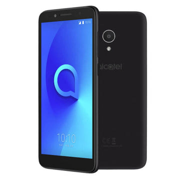 Alcatel 1 5033J Unlocked Smartphone Dual Sim 5" 18:9 Display, Android Oreo (Go Edition), 8MP Rear Camera, 4G LTE - Works Worldwide & in The U.S GSM Carriers -Black